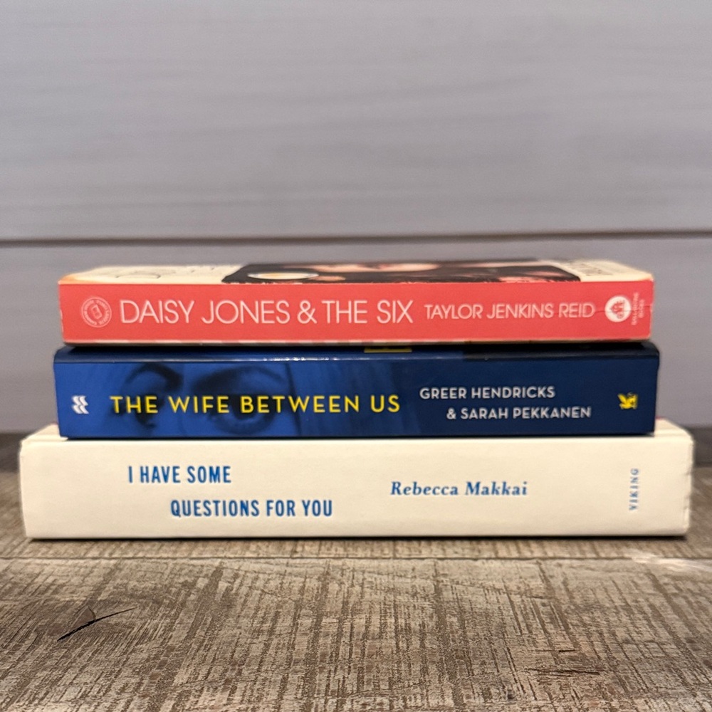 Set of 3 Fiction Books - Daisy Jones and the Six, The Wife Between Us, + more